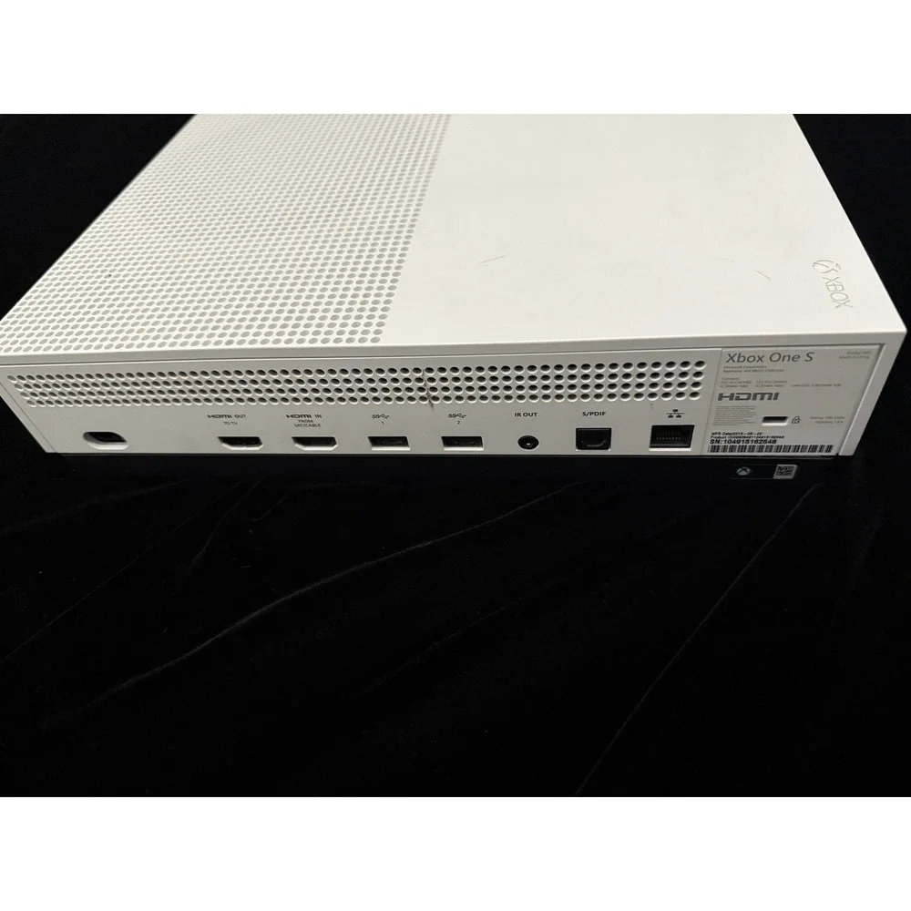 Microsoft Xbox One S (Model 1681) 500GB White Gaming System Console Only, Tested